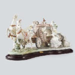 リヤドロ 24時の鐘音 H27×W68cm