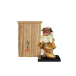 鹿児島寿蔵 獅子担ぎ 人形