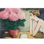 J.P.カシニョール アジサイ リトグラフ