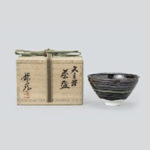 青木龍山 天目渚茶碗