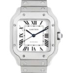 サントス ドゥ カルティエ MM WSSA0029 ステンレス シルバー文字盤