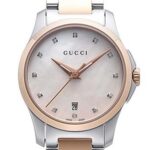 Gタイムレス マザーオブパール レディース クオーツ YA126544