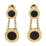 ブルガリブルガリ オニキス ピアス