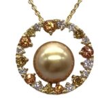 ミキモト パール ダイヤモンド ネックレス