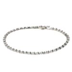 ミキモト ダイヤモンド テニスブレスレット