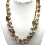 シャネル ヴィンテージ フェイクパール ネックレス: