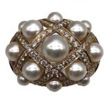 シャネル バロックコレクション ダイヤモンドリング