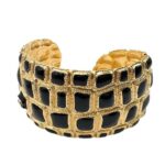 シャネル GPメッキ ヴィンテージ バングル