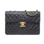 シャネル デカマトラッセ34 チェーンショルダー ラムスキン