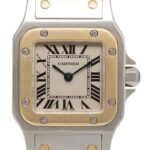 サントス ガルベ SM W20012C4 ステンレス×イエローゴールド ホワイト文字盤