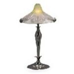 ドーム アールデコ ランプ