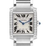 タンク フランセーズ MM W4TA0009 ステンレス シルバー文字盤 ダイヤベゼル