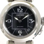 パシャC メリディアン W31079M7 ステンレス ブラック文字盤