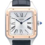 サントス デュモン LM W2SA0011 ステンレス×ピンクゴールド シルバー文字盤 W2SA0011