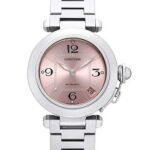 パシャC W31075M7 ステンレス ピンク文字盤