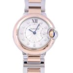 バロンブルー 33mm W3BB0006 ステンレス×ピンクゴールド シルバー文字盤 ダイヤインデックス