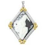 ストーンカメオ ペンダント トップ