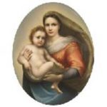 KPMベルリン システィーナ聖母 陶板画