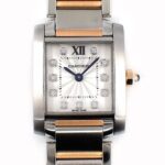 タンク フランセーズ SM WE110004 ステンレス×ピンクゴールド シルバー文字盤 11Pダイヤ