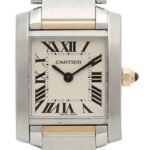 タンク フランセーズ SM W51007Q4 ステンレス×イエローゴールド ホワイト文字盤