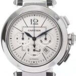 パシャ クロノグラフ W3108555 ステンレス シルバー文字盤 シースルーバック