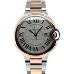 バロンブルー 33mm W2BB0023 ステンレス×ピンクゴールド シルバー文字盤