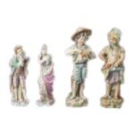 丸山陶器人形 2組セット 4体