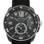 カリブル ドゥ カルティエ ダイバー WSCA0006 ステンレス ブラック文字盤