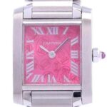 タンク フランセーズ SM W51036Q4 ステンレス×ピンクゴールド ピンクロゴ文字盤文字盤 2007年クリスマス限定