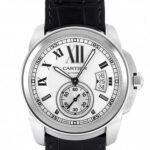 カリブル ドゥ カルティエ W7100037 ステンレス ホワイト文字盤