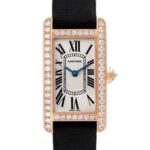 タンク アメリカン SM WJTA0002 ピンクゴールド シルバー文字盤 ダイヤベゼル