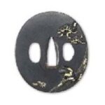 鍔 月に蝙蝠図 肥後