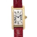 タンク アメリカン SM W2601556 イエローゴールド ホワイト文字盤