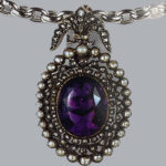 アンティークジュエリーアメジストネックレス