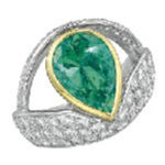 ピアジェ エメラルド ダイヤリング