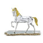 メレリオ･ディ･メレー 馬 ブロンズ像