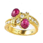 メレリオ･ディ･メレー ルビー ダイヤリング