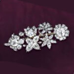 アンティークジュエリーMIKIMOTO ダイアモンドブローチ