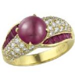 グラフ ルビー ダイヤリング