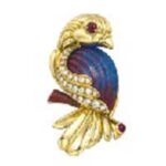 ピアジェ マルチカラー ブローチ