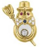 ショパール マルチカラー ピンブローチ